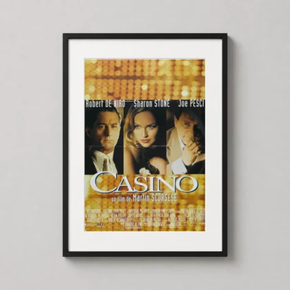 MerchFuse Casino Robert De Niro movie poster with cinema character