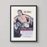 Young Philadelphians Vintage French Paul Newman Print Movie Poster