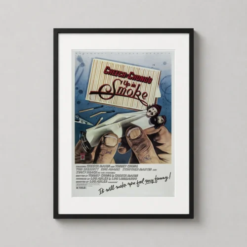 Cheech and Chong Up in Smoke Surreal Movie Poster