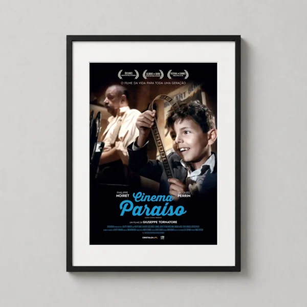 Cinema Paradiso Young Salvatore and Alfredo Movie Poster