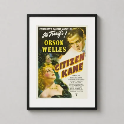 Citizen Kane Vintage – 1941 Orson Welles wall print with period-inspired character by MerchFuse