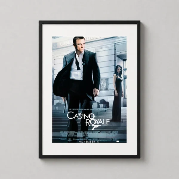Casino Royale James Bond Daniel Craig Movie Poster