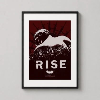 Dark Knight Rises Movie Poster Bane Rise - movie poster from MerchFuse