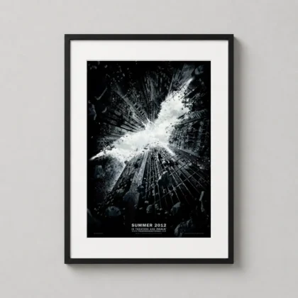 Dark Knight Rises Movie Poster Gotham - movie poster from MerchFuse