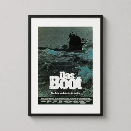 Das Boot – Vintage U – Boat Sea Art P movie poster for gallery wall display by MerchFuse