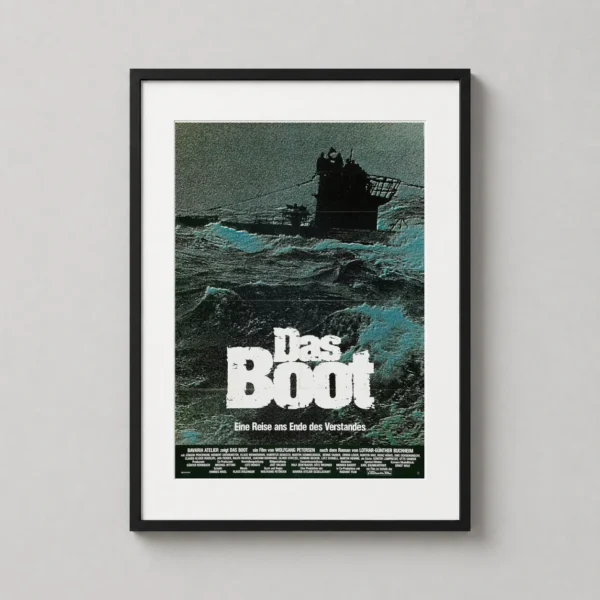 Das Boot German Vintage U-Boat Cinema Movie Poster