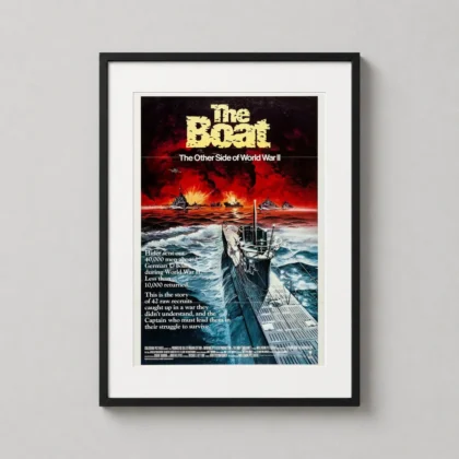 Das Boot – Dramatic U – Boat War cinema movie poster by MerchFuse