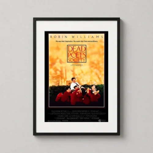 Dead Poets Society Robin Williams Lift Scene Movie Poster