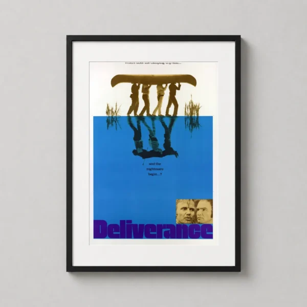 Deliverance 1972 Iconic Split Water Canoe Print Movie Poster