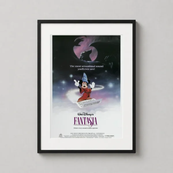 Fantasia Sorcerer Mickey and Chernabog Movie Poster