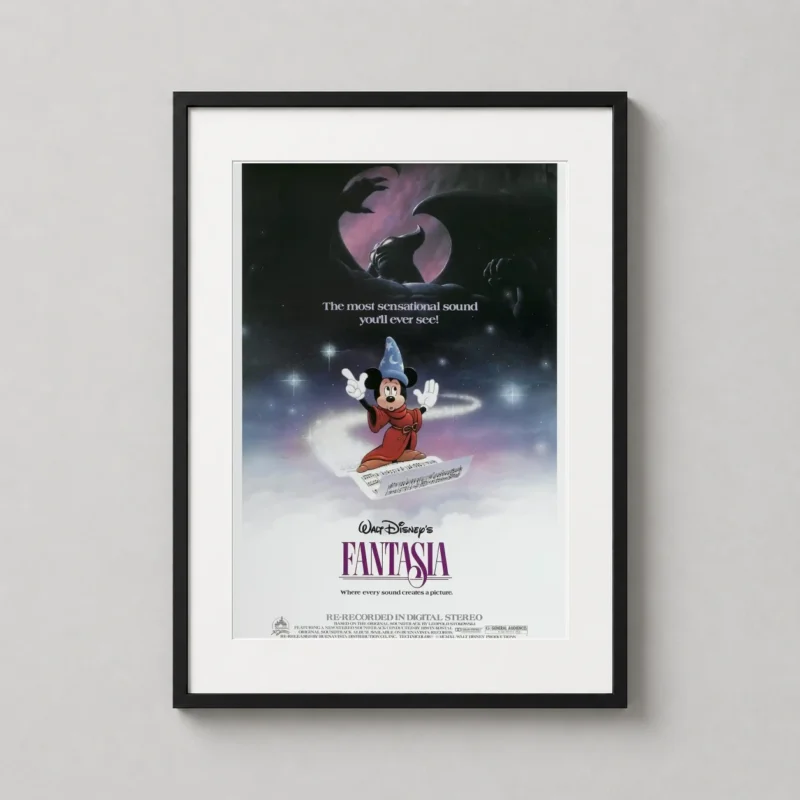 Fantasia Sorcerer Mickey and Chernabog Movie Poster