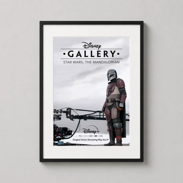 Star Wars Disney Gallery The Mandalorian Behind the Scenes Poster Movie Poster
