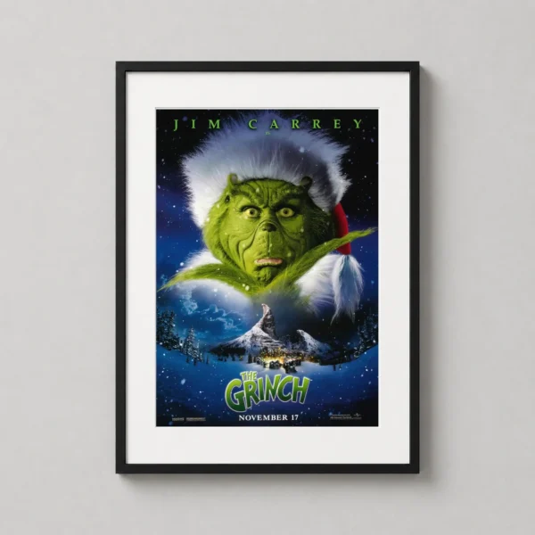 Dr. Seuss' How the Grinch Stole Christmas Jim Carrey Movie Poster