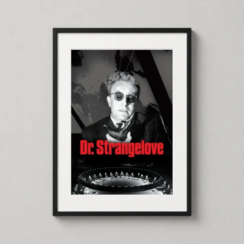 Dr. Strangelove Stanley Kubrick Film Poster, Classic War Satire