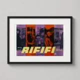 Rififi 1955 Vintage British Film Noir Movie Poster