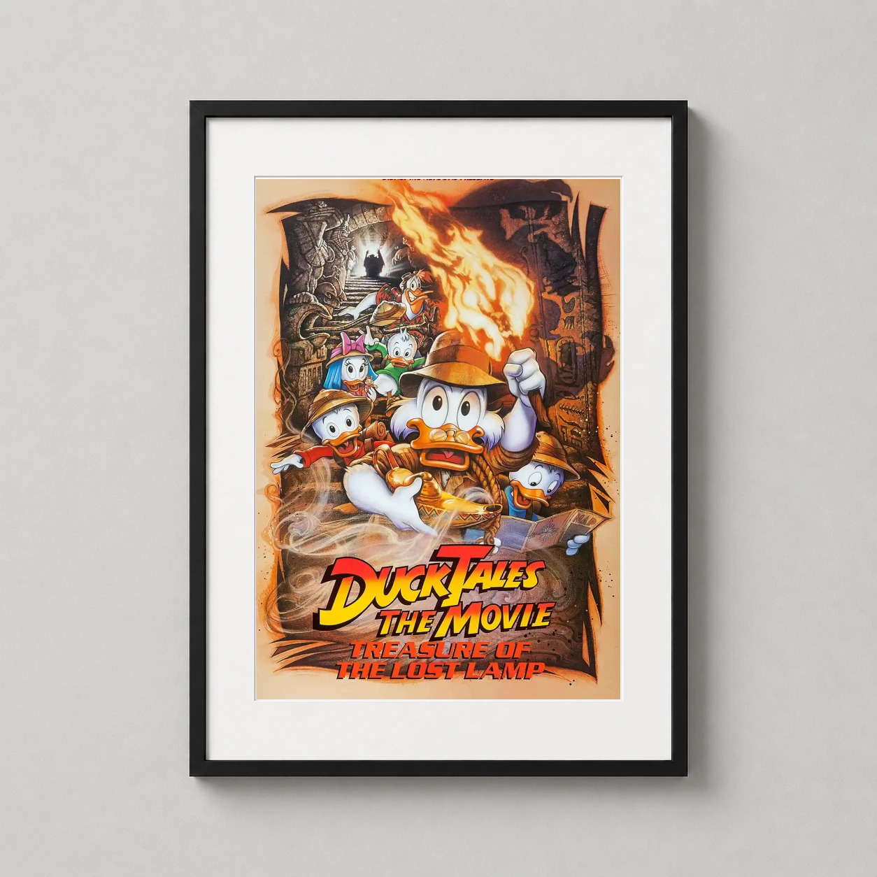 Ducktales the Movie Treasure of the Lost Lamp — featuring Scrooge McDuck and the nephews, this vibrant 1990 Disney