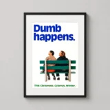 Dumb and Dumber Lloyd and Harry Bench Scene Movie Poster