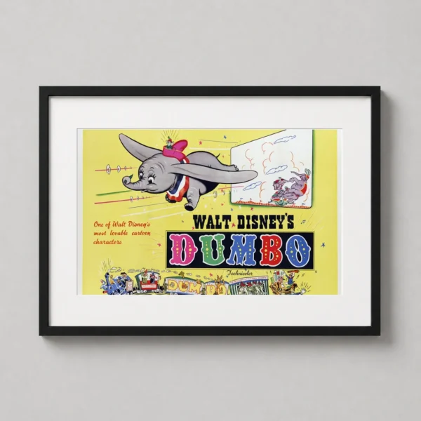 Dumbo Disney Classic 1941 Flying Elephant Movie Poster