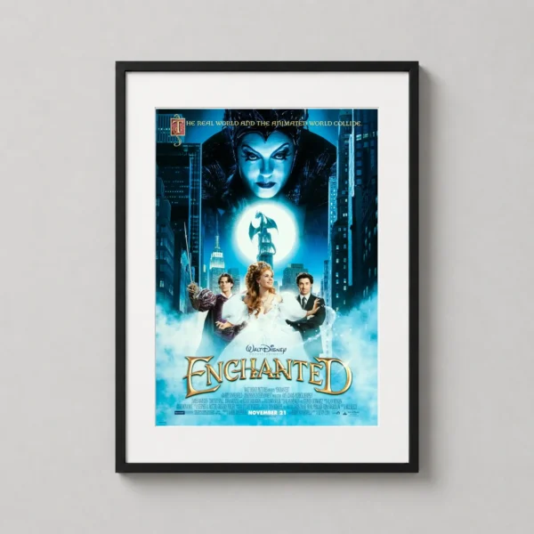 Enchanted Giselle and Narissa NYC Skyline Movie Poster