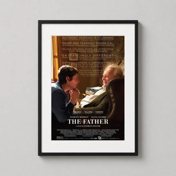 The Father Anthony Hopkins and Olivia Colman Movie Poster