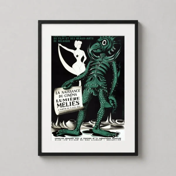 Felix Labisse 1947 Belgian Film Festival Surrealist Movie Poster