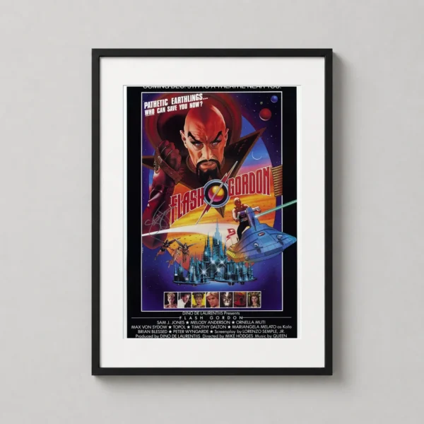 Flash Gordon Ming the Merciless 1980 Sci-Fi Movie Poster