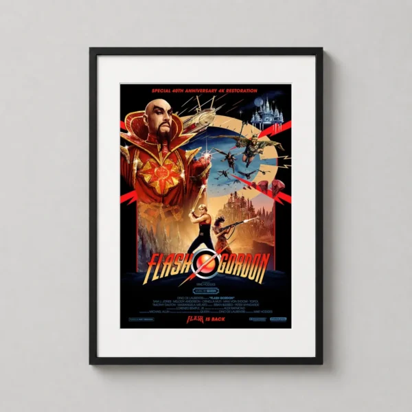 Flash Gordon 1980 Ming the Merciless Movie Poster