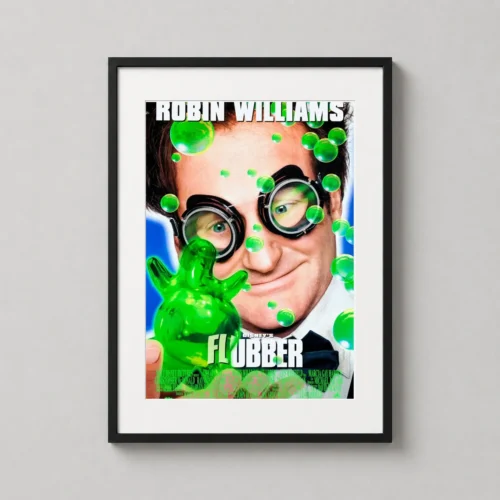 Flubber Robin Williams Green Flubber Movie Poster