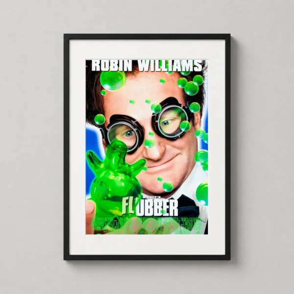 Flubber Robin Williams Green Flubber Movie Poster