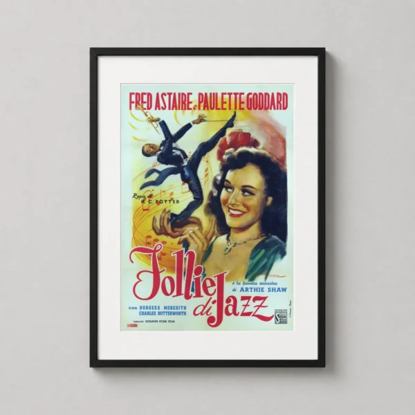 Follie di Jazz Second Chorus Vintage Italian Movie Poster