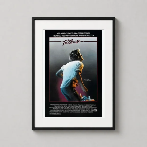 Footloose Ren McCormack 80s Cinema Movie Poster
