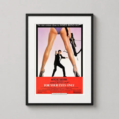 For Your Eyes Only James Bond Crossbow Movie Poster