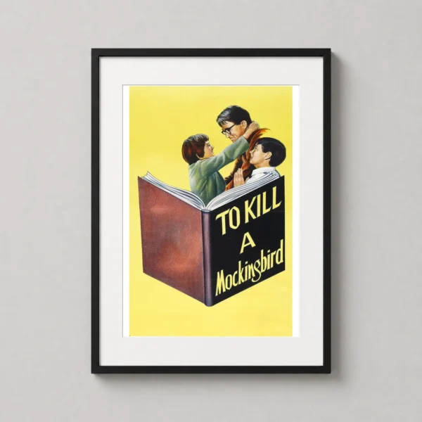 To Kill a Mockingbird Vintage Book Cover Movie Poster