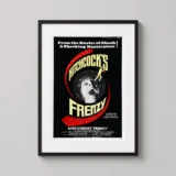 Hitchcock Frenzy 1972 Vintage Thriller Movie Poster