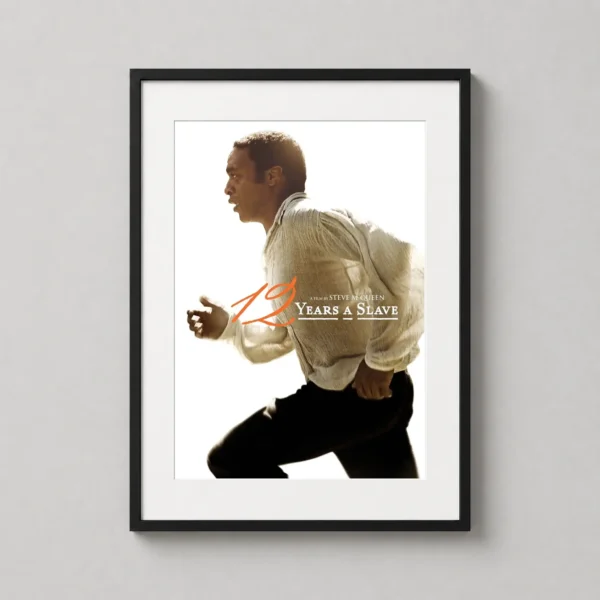 12 Years a Slave Solomon Northup Running Movie Poster
