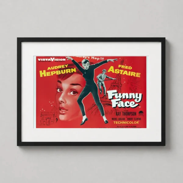 Funny Face Audrey Hepburn & Fred Astaire Movie Poster