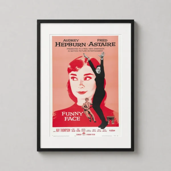 Funny Face Audrey Hepburn Vintage Movie Poster