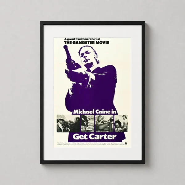Get Carter Michael Caine 1971 Retro Movie Poster