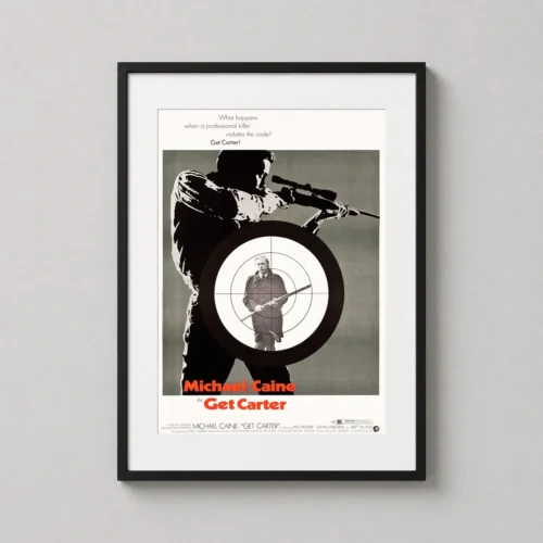 Michael Caine Get Carter Crime Vintage Movie Poster
