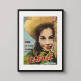 Gigi 1958 Vintage Spanish Leslie Caron Movie Poster