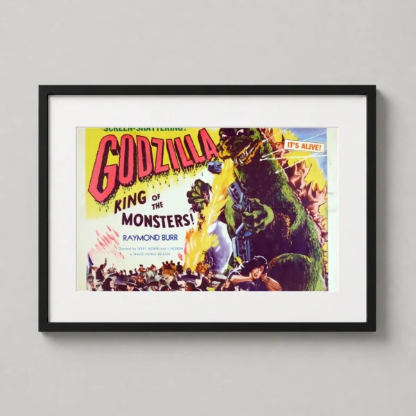 1956 Godzilla King of the Monsters Movie Poster