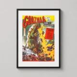 Godzilla King of the Monsters 1956 Vintage Movie Poster