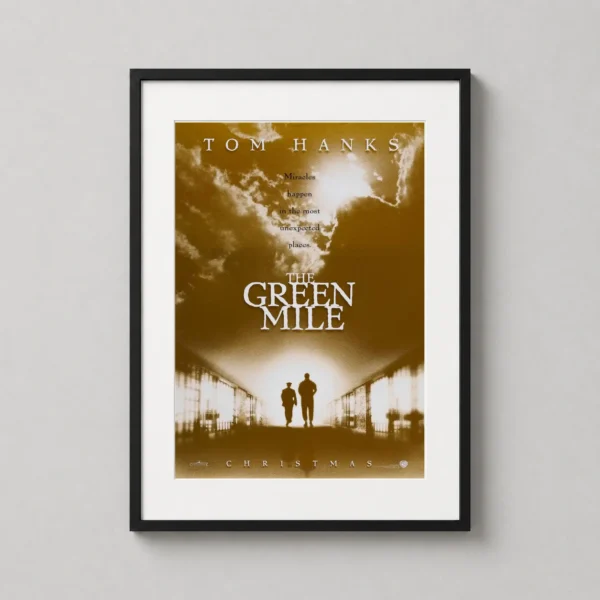 The Green Mile Sepia Silhouette Drama Film Poster