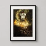 Hacksaw Ridge Desmond Doss Battlefield Movie Poster