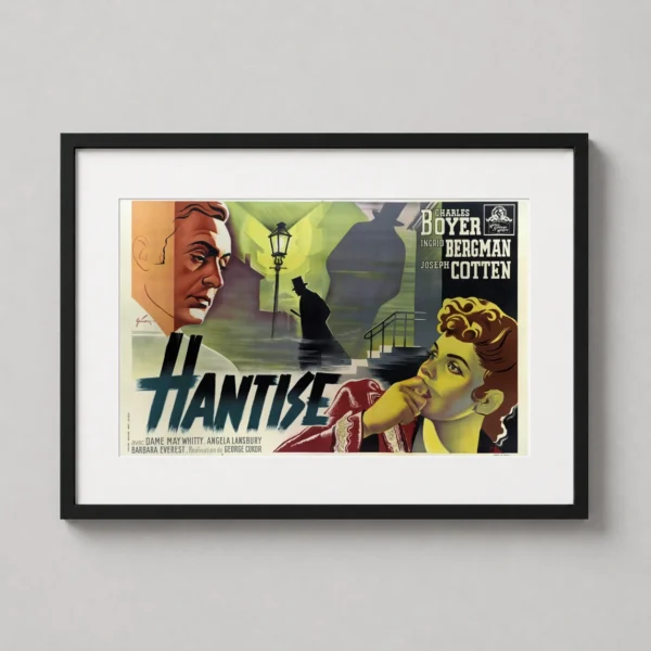 Gaslight Hantise 1944 Film Noir Vintage Movie Poster