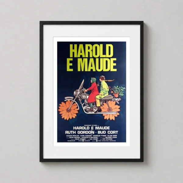 Harold and Maude Italian Vintage Cult Movie Poster