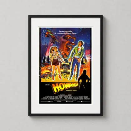 Howard the Duck Spanish Release Retro 80s Movie Art Print