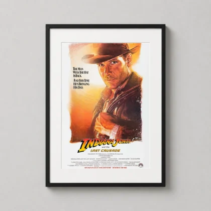Indiana Jones Last Crusade Movie Poster Classic - movie poster from MerchFuse