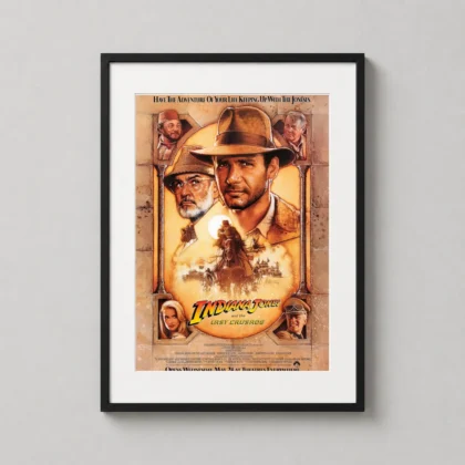 Indiana Jones Last Crusade Movie Poster Harrison - movie poster from MerchFuse