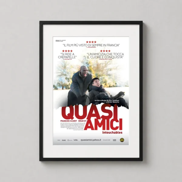 The Intouchables Quasi Amici Italian Version Movie Poster